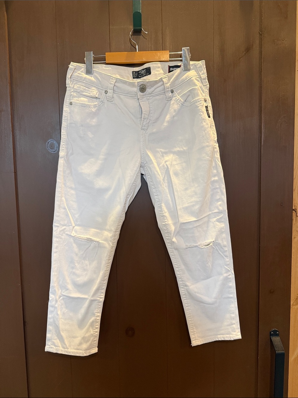 Silver Suki High Capri W31/L24